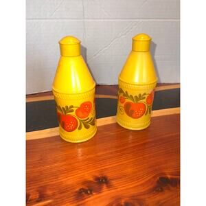 Vintage Avon Country Style Decanter Pennsylvania Dutch Yellow